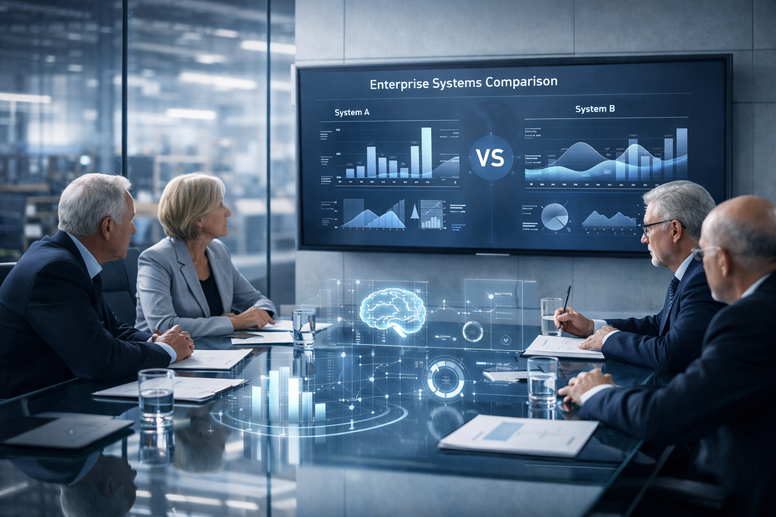 Executive Boardroom with Holographic Data Overlays-1