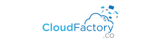 Cloud Factory Logo White BG-01