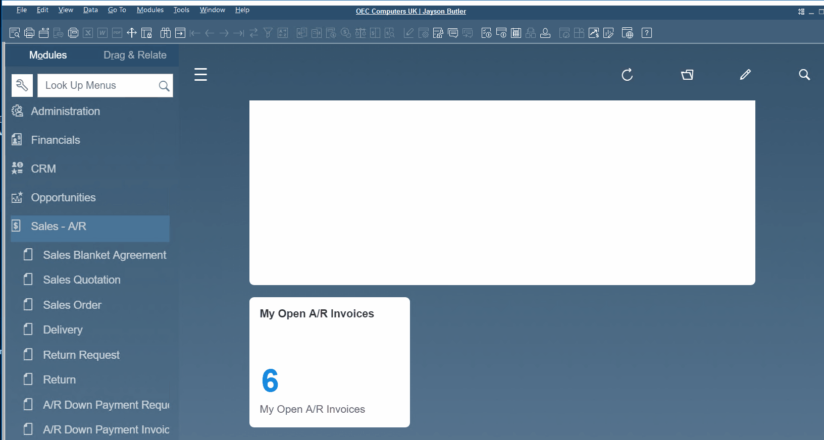 Business-Object-Count-Widget