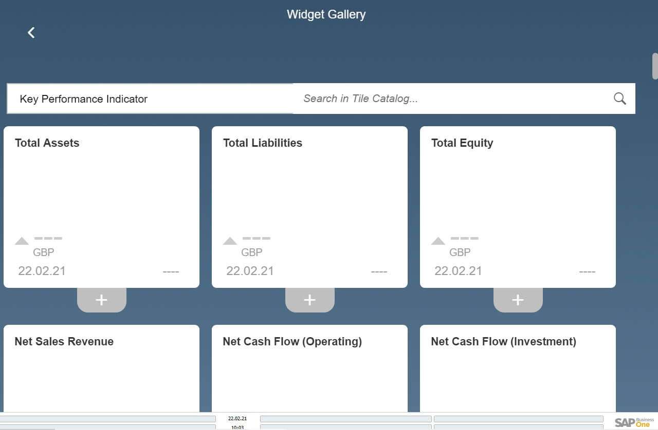 KPI-widget-galery