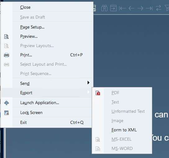 SAP-B1-menu-bar-file