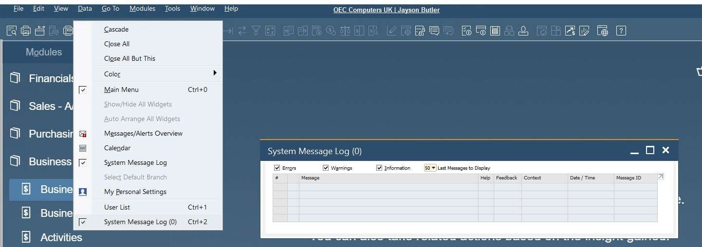 system-message-log