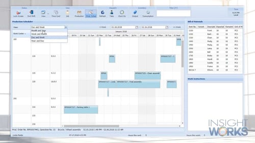 Dynamics 365 Business Central Shop Floor Scheduler