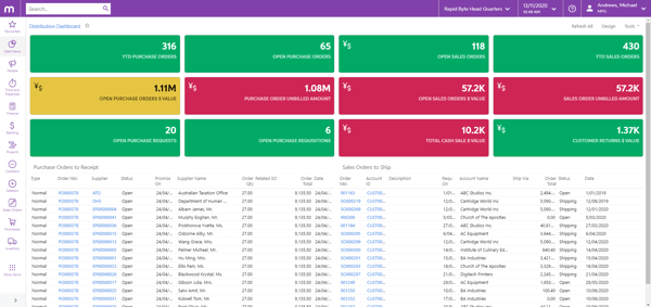 MYOB Advanced Inventory Management