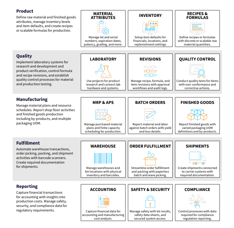 Process Manufacturing Steps