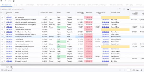 Conditional formatting of results in MYOB Advanced General Inquiry