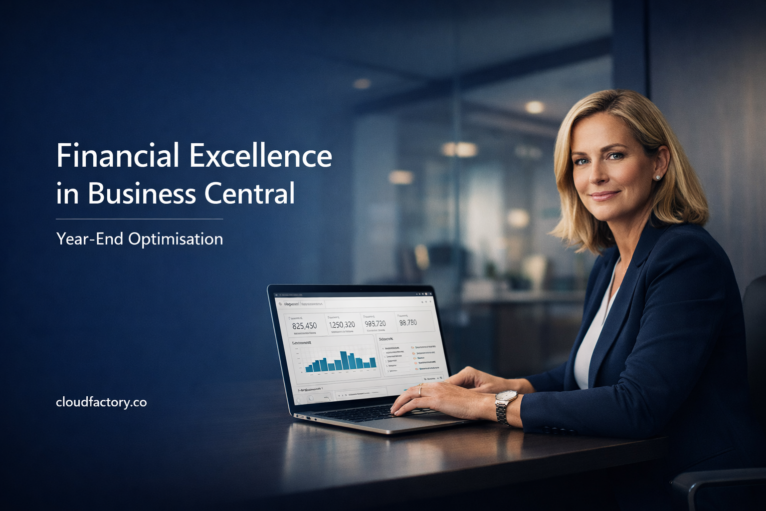 CFO Executive Financial Dashboard Hero Image