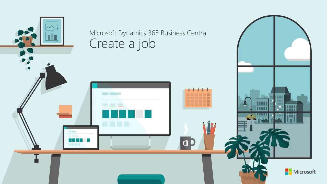 How to Create a job in Dynamics Business Central