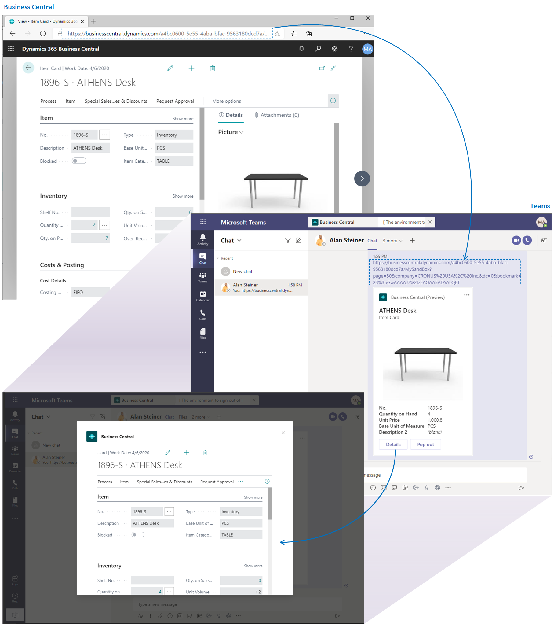 Microsoft Teams Integration with Business Central