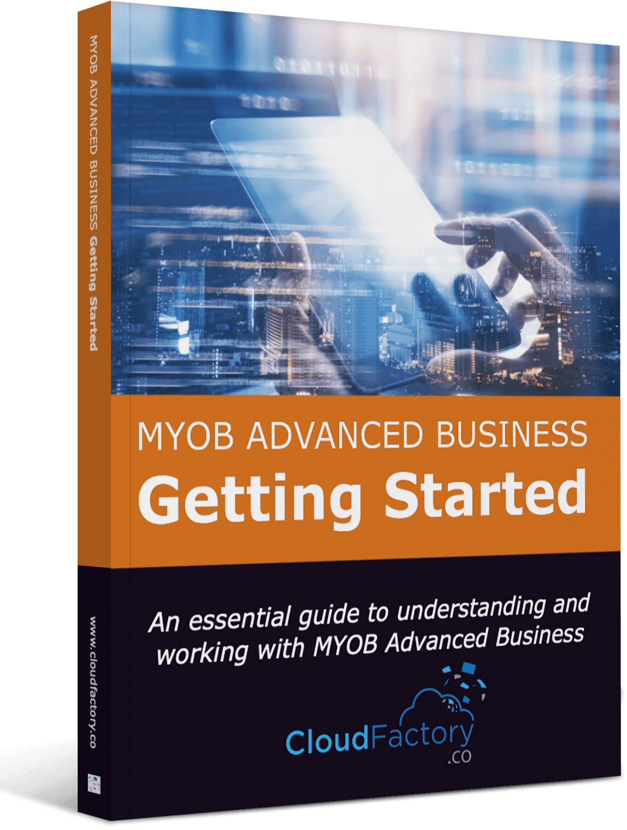 Getting Started with MYOB Advanced - Cloud Factory Book (Cropped)