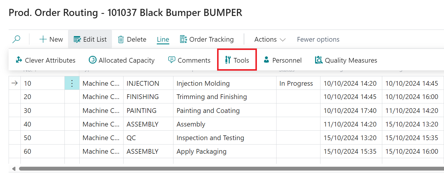 Routing Tools Maintenance for Dynamics 365 Business Central