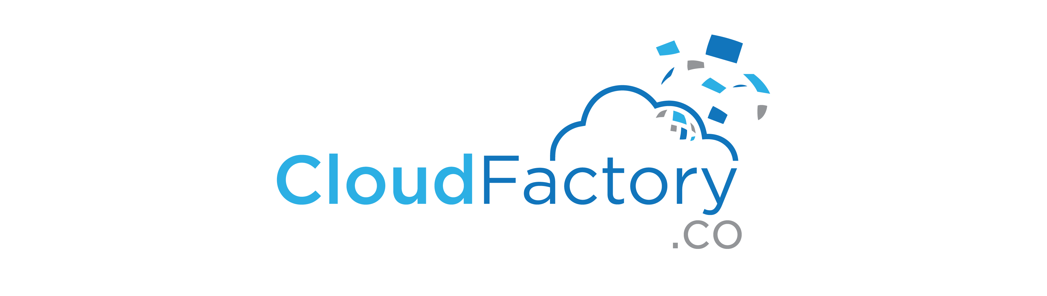Cloud Factory Logo White BG-01