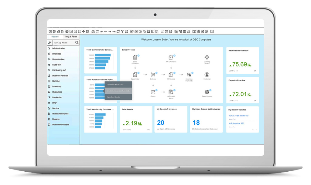 SAP-business-one--production-and-MRP-desktop